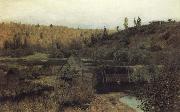 Levitan, Isaak To that evening the Flub Istra oil painting artist